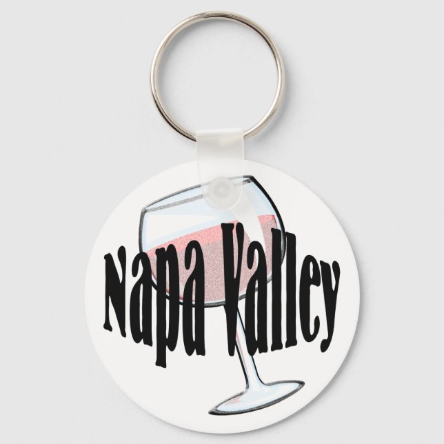 Napa Valley Wein Schlüsselanhänger (Vorderseite)