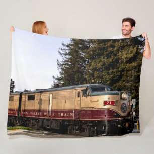 NAPA VALLEY WINE TRAIN FLEECEDECKE