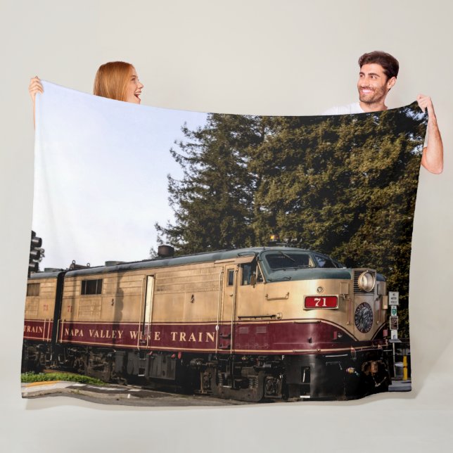 NAPA VALLEY WINE TRAIN FLEECEDECKE (Beispiel)