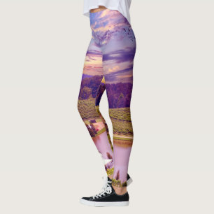 Napa- Valleyweinkellerei-Sonnenuntergang-Paradies Leggings