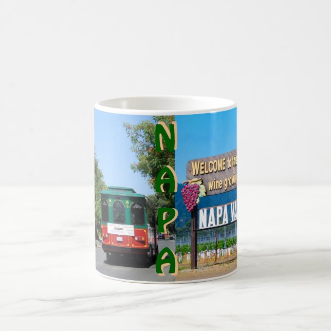Napa Vlley Kalifornien Kaffeetasse (Mittel)