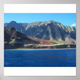 Napali Küste, Hawaii Poster