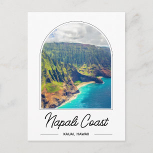 Napali-Küste Kauai Hawaii Postkarte