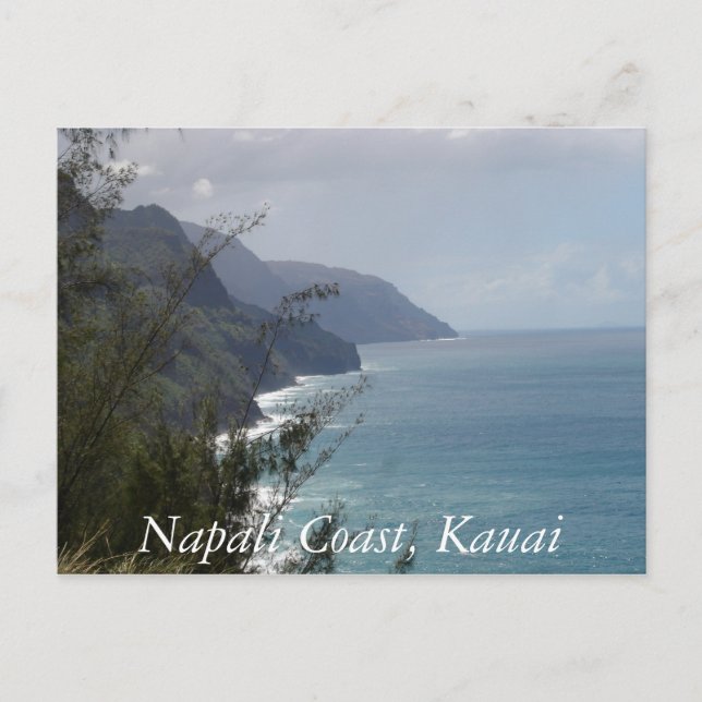 Napalische Küste, Kauai Postkarte (Vorderseite)