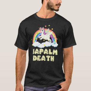 Napalm Todestracht Einhorn Rosa T-Shirt