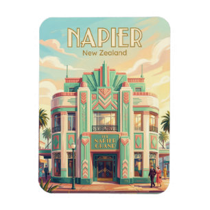 Napier Art Deco Neuseeland Magnet