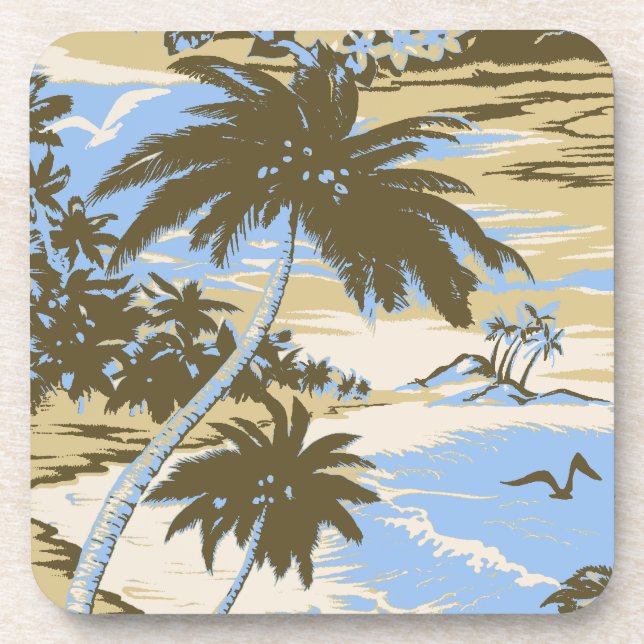 Napili Bay Hawaiian Cork Dessous de verre (Devant)