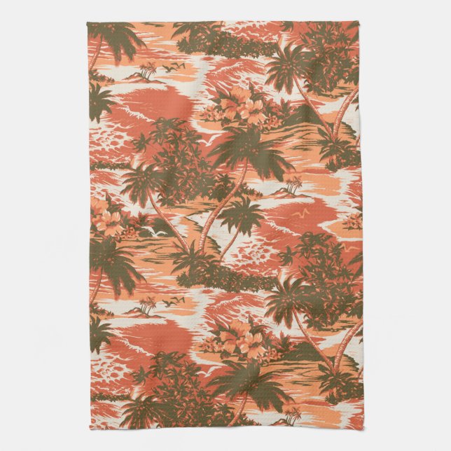 Napili Bay Hawaiian Kitchtuch Handtuch (Vertikal)