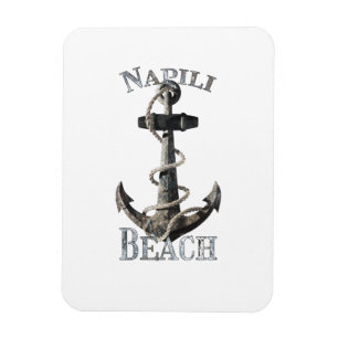 Napili Beach Hawaii Vacation Nautical Anchor Magnet