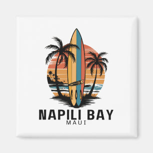 Napili Y Maui Surfen Surfer Magnet