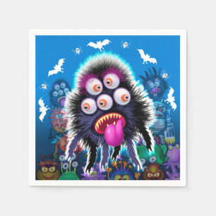Napkin für Halloween-Party-Monster Serviette