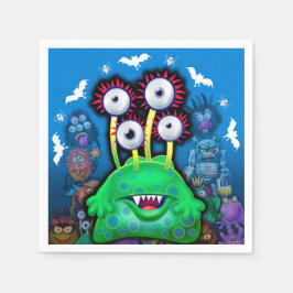 Napkin für Halloween-Party-Monster Serviette