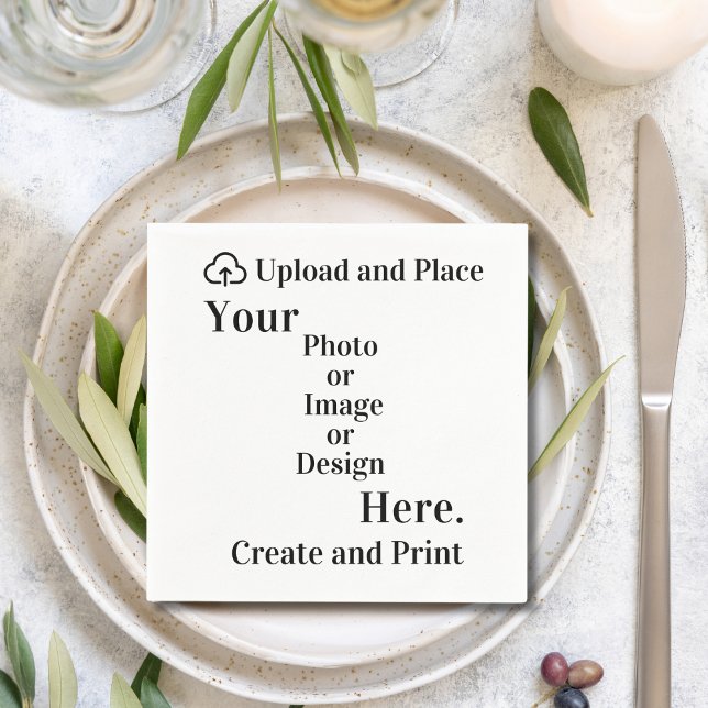 Napkin Ihr Design oder Foto Upload Serviette (Napkin Your Design or Photo Upload)