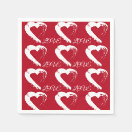 Napkin Moon Heart Serviette