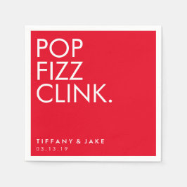 Napkin - Pop Fizz Clink Serviette