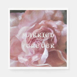 NAPKIN WEDD DAY DESIGN SERVIETTE