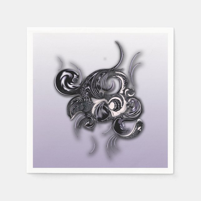 Napkin-Zeitschrift "A Reflection Elegance" Serviette (Vorderseite)