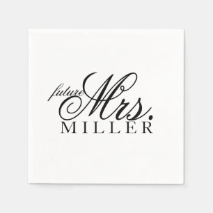 Napkin - zukünftige Frau Serviette