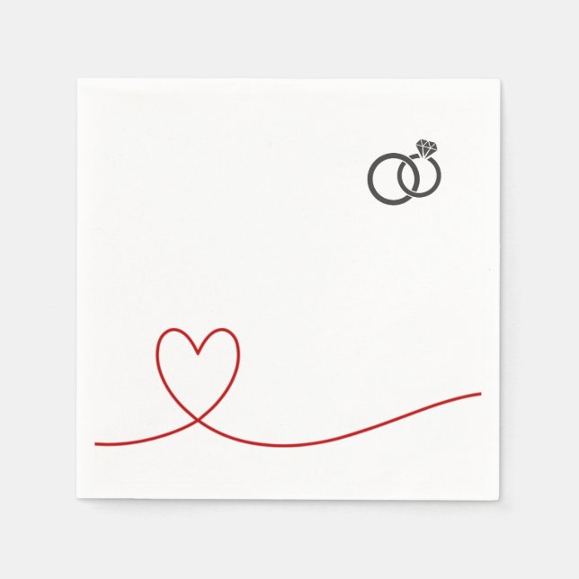 Napkins Bachelor Serviette (Vorderseite)