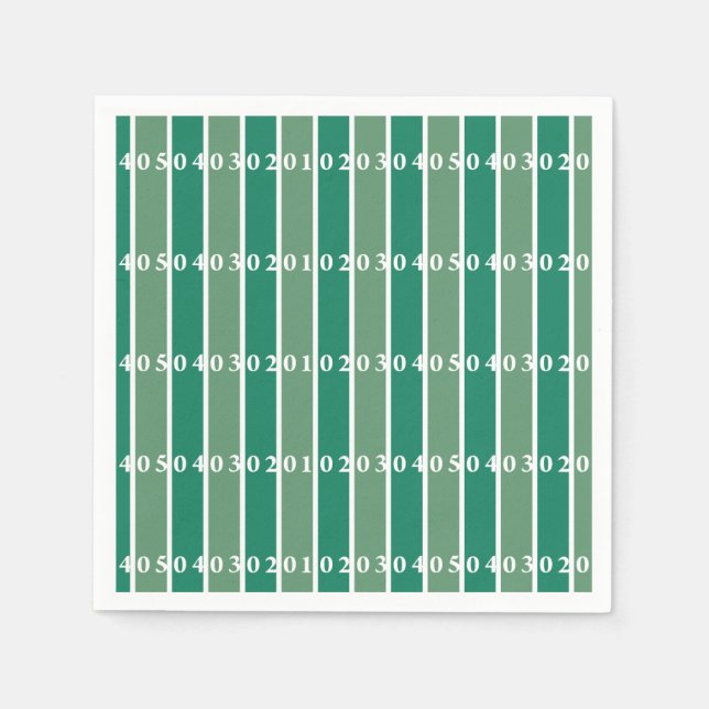 Napkins Football Field Paper Serviette (Vorderseite)