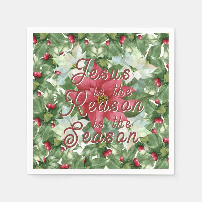 Napkins - Jesus ist der Grund Serviette (Vorderseite)