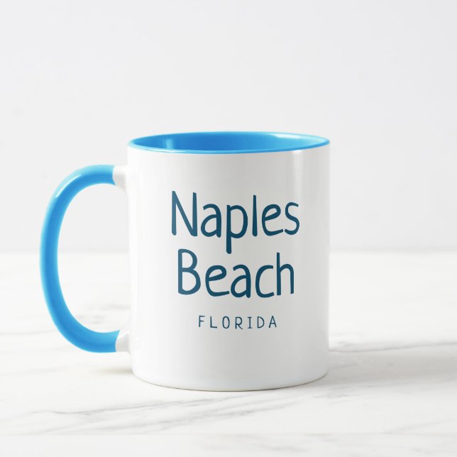 Naples Beach Florida Café Mug (Gauche)