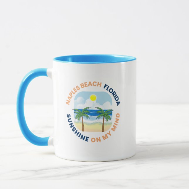 Naples Beach Florida Kaffeetasse (Links)