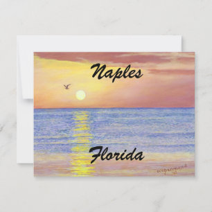 NAPLES, FLORIDE CARTE PLATE