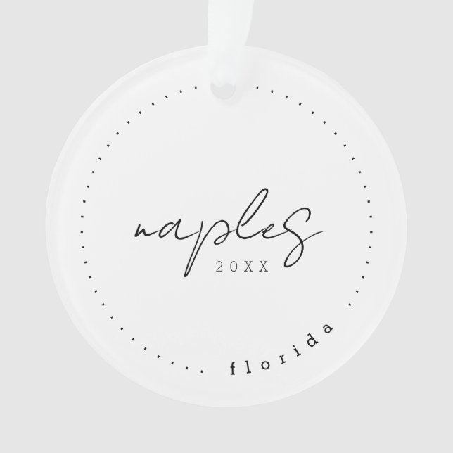 Naples Floride FL Travel États-Unis Simple (devant)