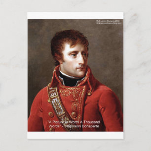 Napoleon "1000 Wörter" T-Shirts, Tasse, Karten, Ge Postkarte