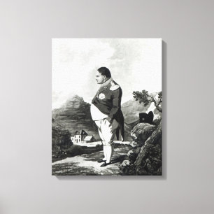 Napoleon auf der Insel von St. Helena, 1820 Leinwanddruck