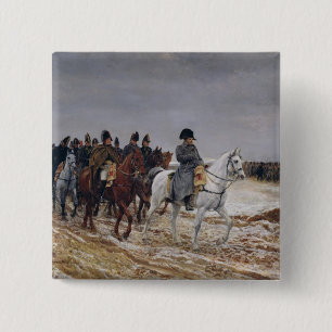 Napoleon auf Kampagne im Jahre 1814, 1864 Button