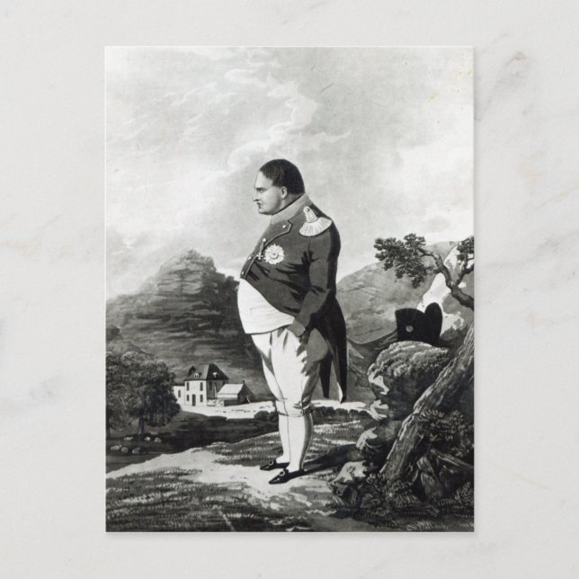 Napoleon auf St. Helena, 1820 Postkarte (Vorderseite)