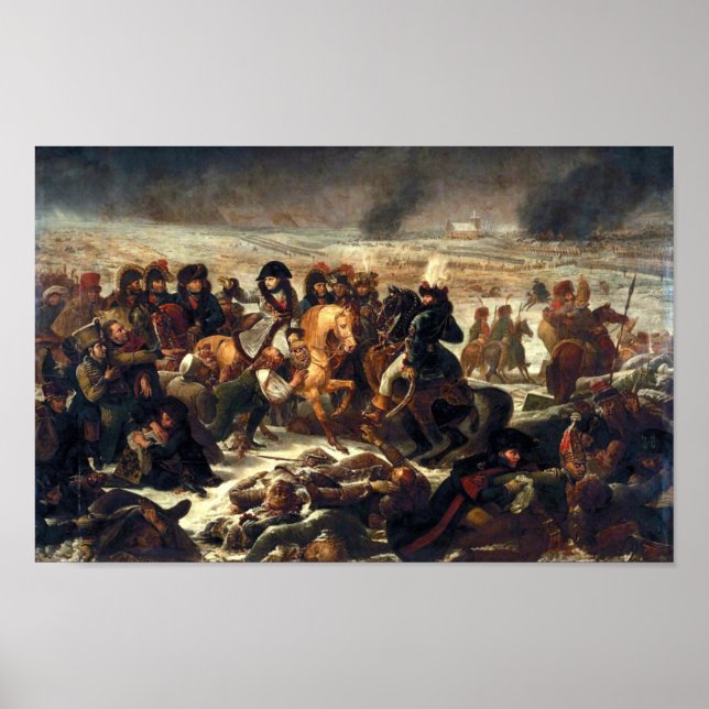 Napoleon bei Eylau Poster (Vorne)