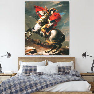Napoleon beim Überschreiten der Alpen Klassisches  Leinwanddruck