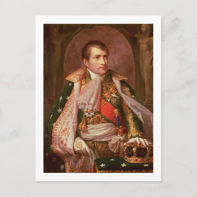 Napoleon Bonaparte (1769-1821), als König von Ital Postkarte (Vorderseite)