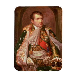 Napoleon Bonaparte (1769-1821), als König von Magnet