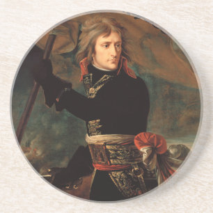 Napoleon Bonaparte an der Brücke in der Schlacht v Getränkeuntersetzer