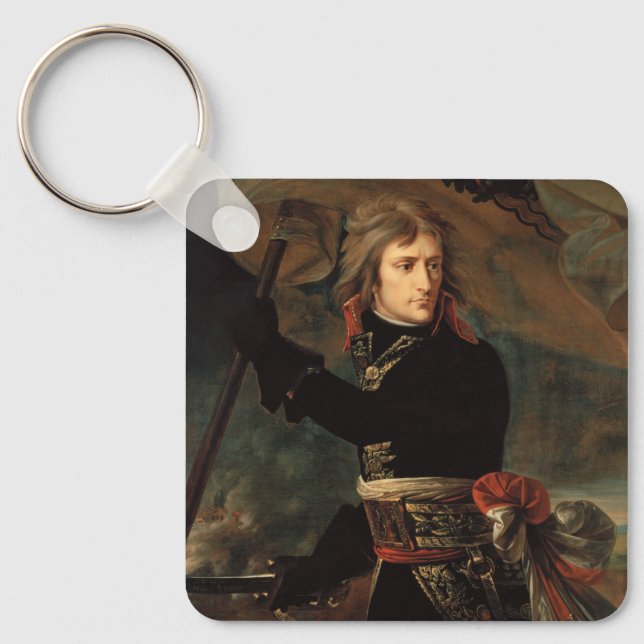 Napoleon Bonaparte an der Brücke in der Schlacht v Schlüsselanhänger (Vorderseite)