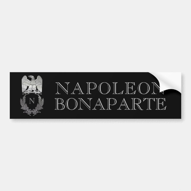Napoleon Bonaparte Autoaufkleber (Vorne)