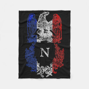 Napoleon Bonaparte Eagle Französische Flagge Napol Fleecedecke