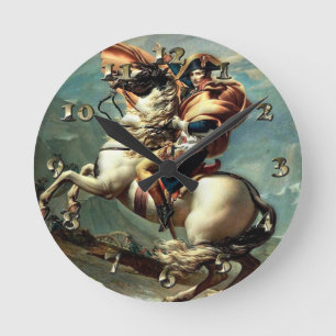 Napoleon Bonaparte Emperor France Runde Wanduhr