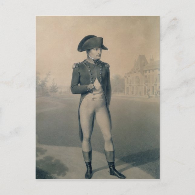 Napoleon Bonaparte First Consul at Malmaison Postkarte (Vorderseite)
