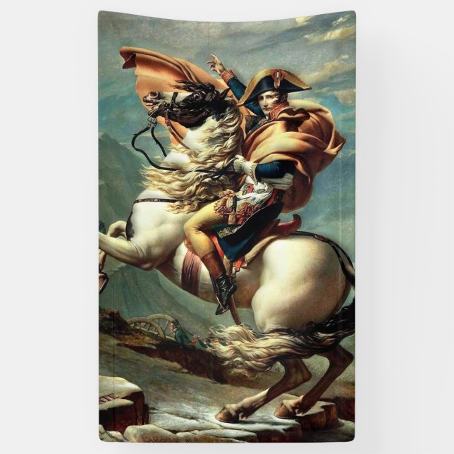 Napoleon Bonaparte Kaiser Frankreich Banner (Vertikal)