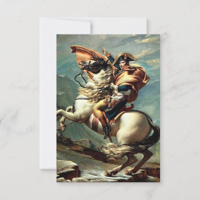 Napoleon Bonaparte Kaiser Frankreich Dankeskarte (Vorderseite)