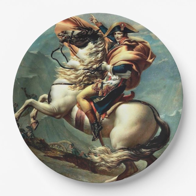Napoleon Bonaparte Kaiser Frankreich Pappteller (Vorderseite)