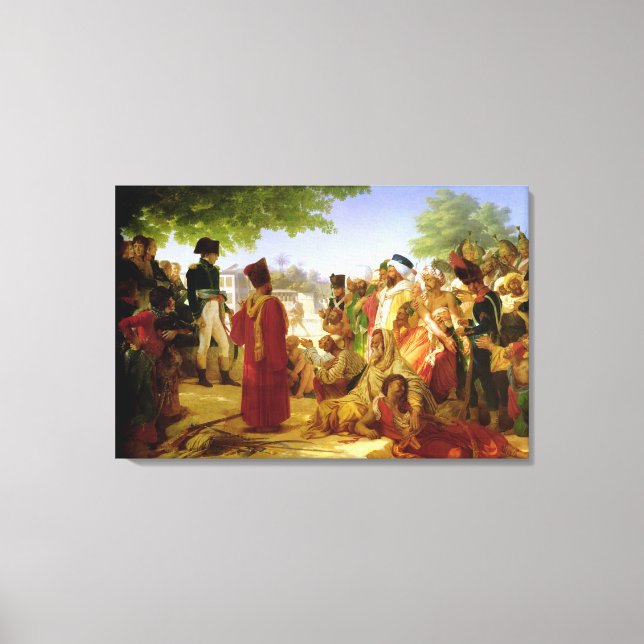Napoleon Bonaparte Pardoning der Rebellen Leinwanddruck (Vorderseite)