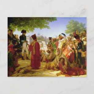 Napoleon Bonaparte Pardoning der Rebellen Postkarte