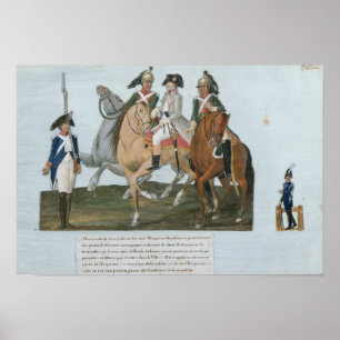 Napoleon Bonaparte und der Varsovian Sentry Poster