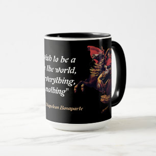 Napoleon Bonaparte Zitat über Erfolg Tasse